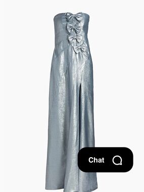 acelin strapless metallic ruffle dress LoveShackFancy | Dresses | Loveshackfancy Strapless Pink Metallic Acelin Dress
